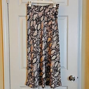 Bar lll snake skin print skirt, Size XXS